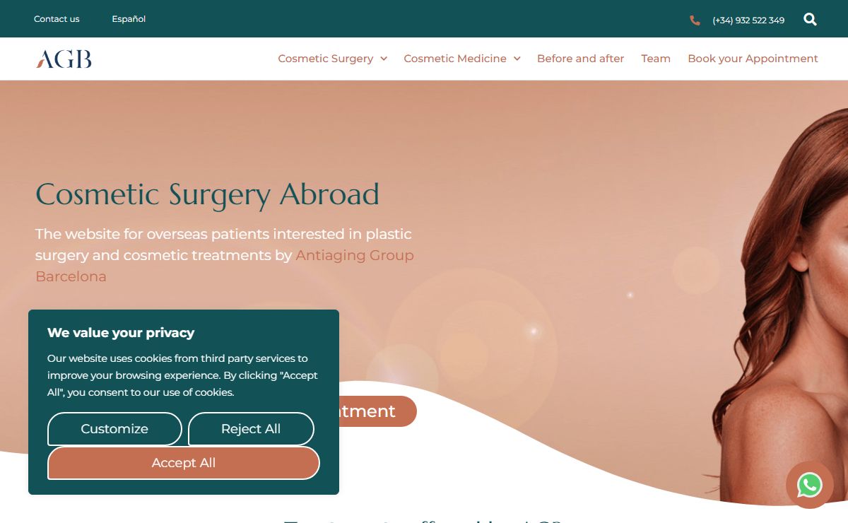 Antiaging Group Barcelona: Cosmetic and plastic surgery Clinic