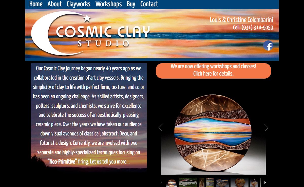 Cosmic Clay Studio • L & C Colombarini • Dowelltown, TN