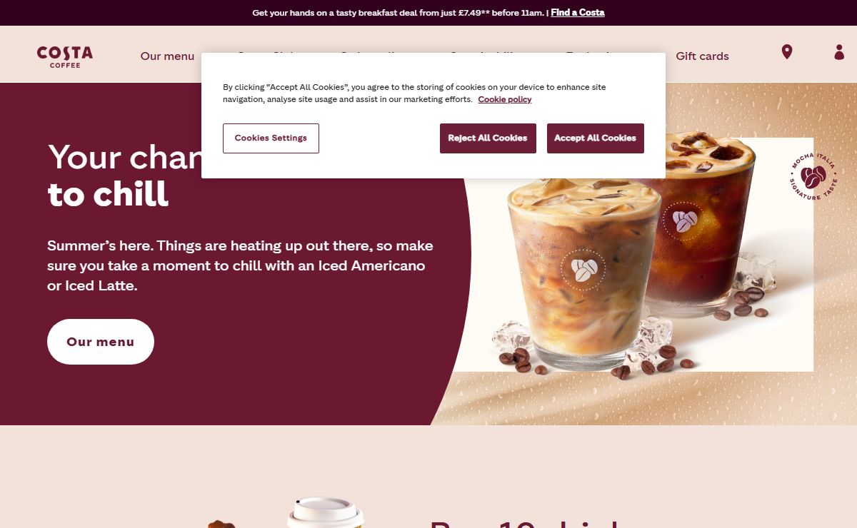 The Nation's Favourite Coffee Shop | Costa Coffee