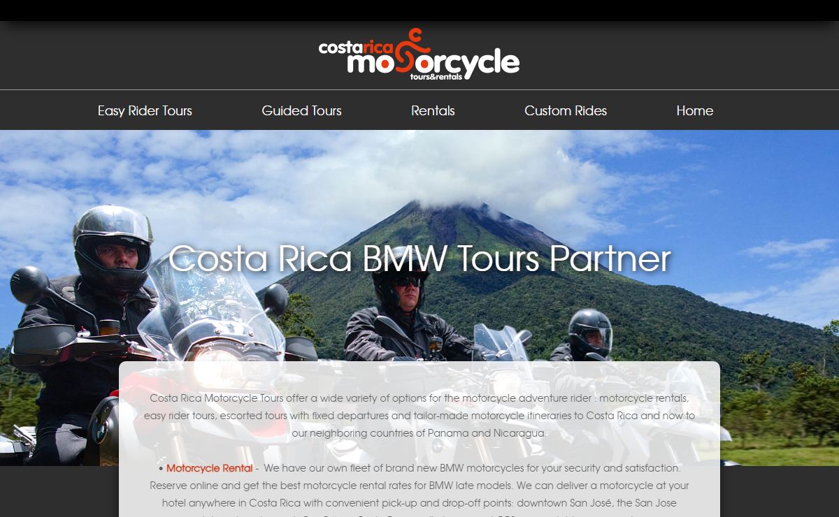 Costa Rica Motorcycle Tours & Rentals
