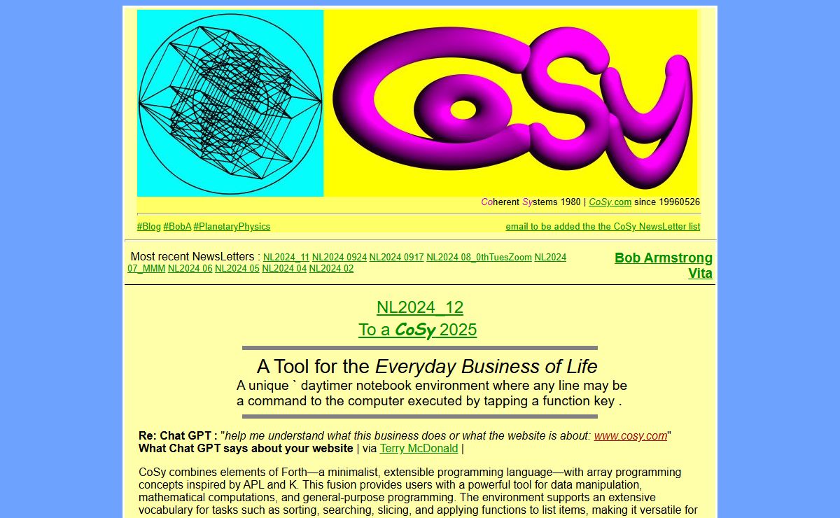 Coherent Systems : CoSy.com