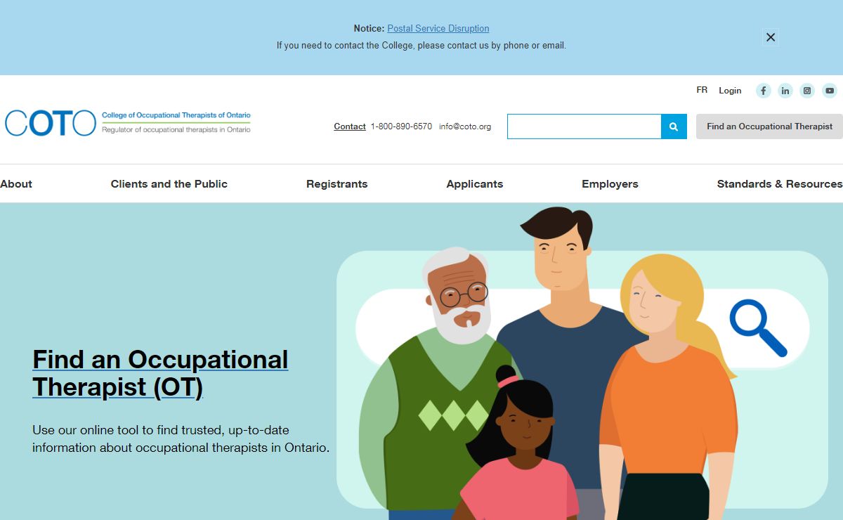 College of Occupational Therapists of Ontario