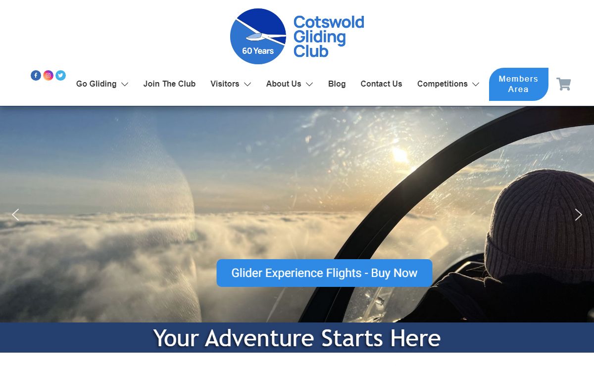 Cotswold Gliding Club – Bringing the spirit of aviation and gliding to the Cotswolds