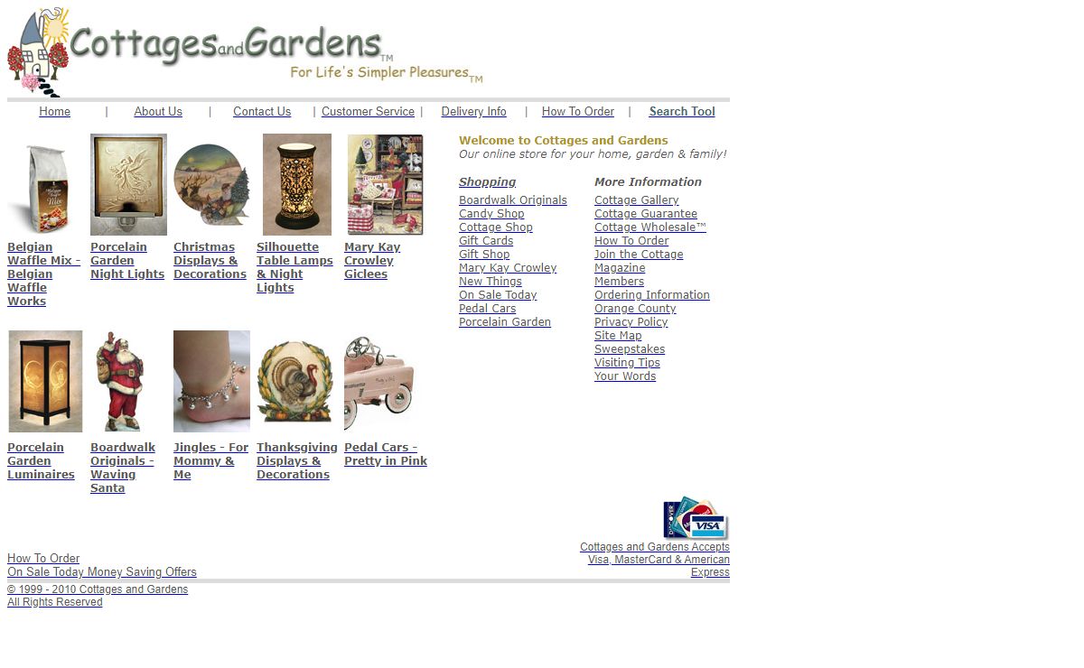 Cottages and Gardens - Home of The Shops at Cottages and Gardens