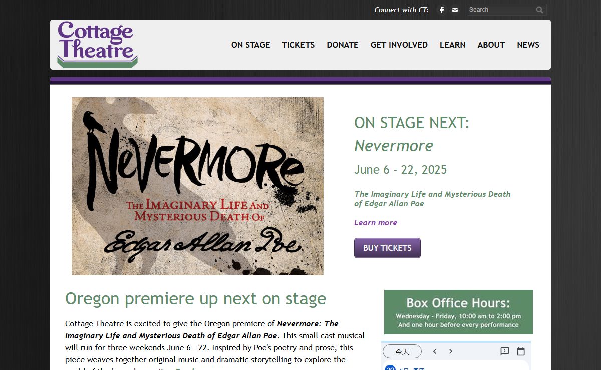 Cottage Theatre - Home