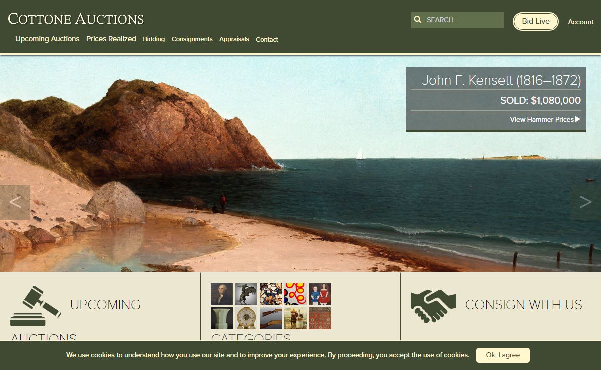 Auctions in Rochester NY | Fine Art & Antiques | Cottone Auctions