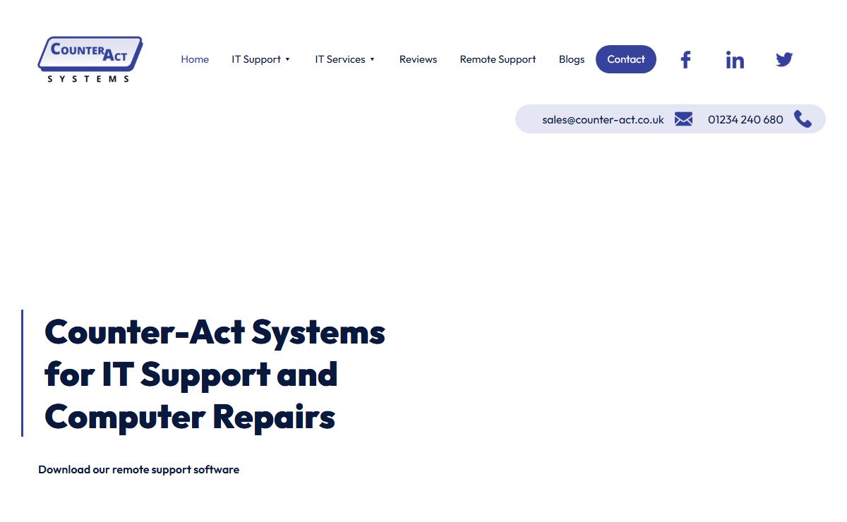 IT Support Milton Keynes| Computer Repairs | Counter-Act Systems