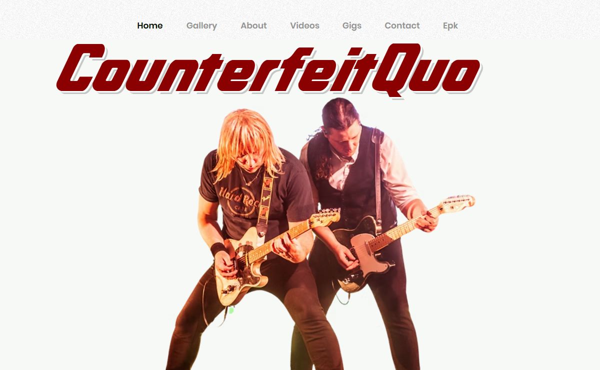Counterfeit Quo:Status Quo tribute band