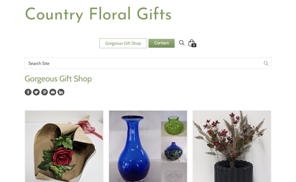 Gorgeous Gift Shop - Country Floral