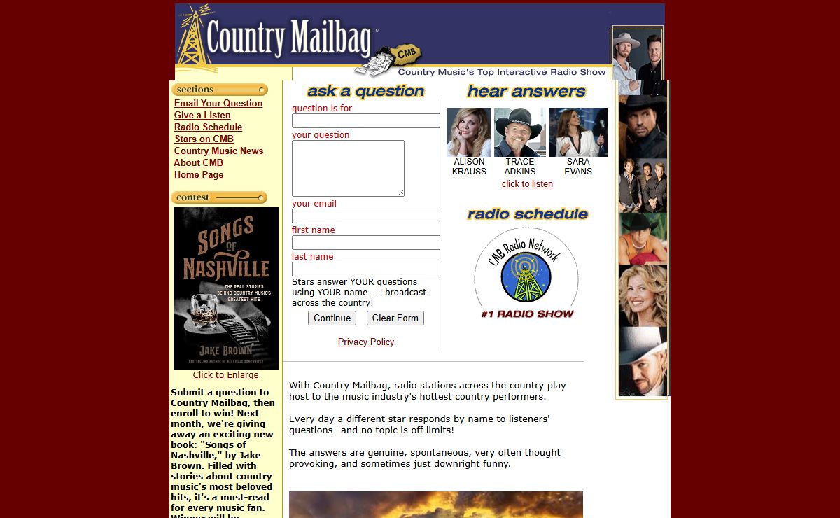 Country Mailbag - Country Music's Top Interactive Radio Show