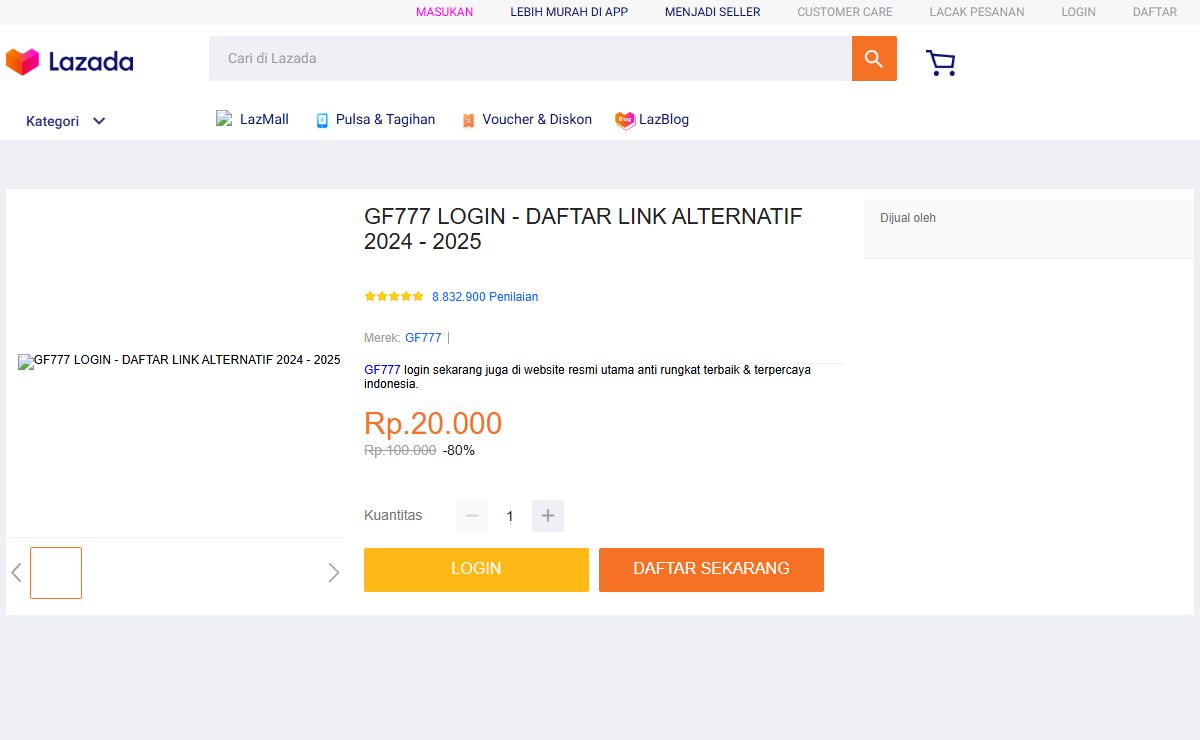 GF777 LOGIN - DAFTAR LINK ALTERNATIF 2024 - 2025