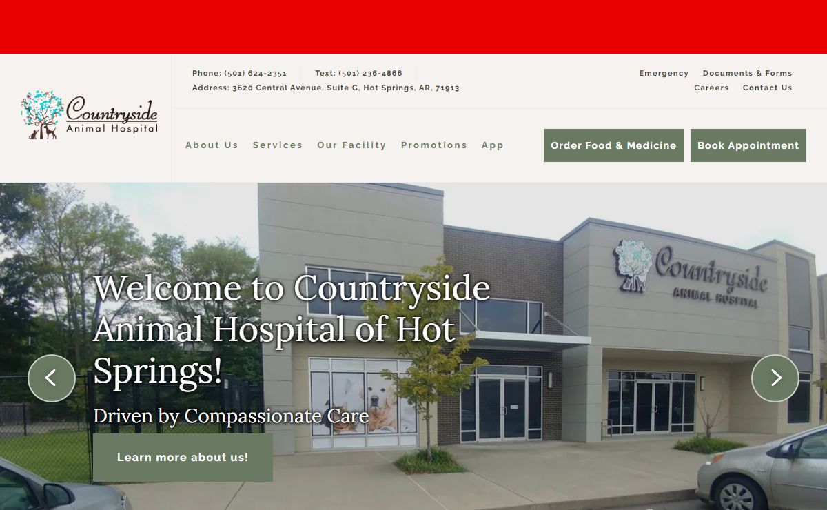Homepage | Countryside Animal Hospital of Hot Springs