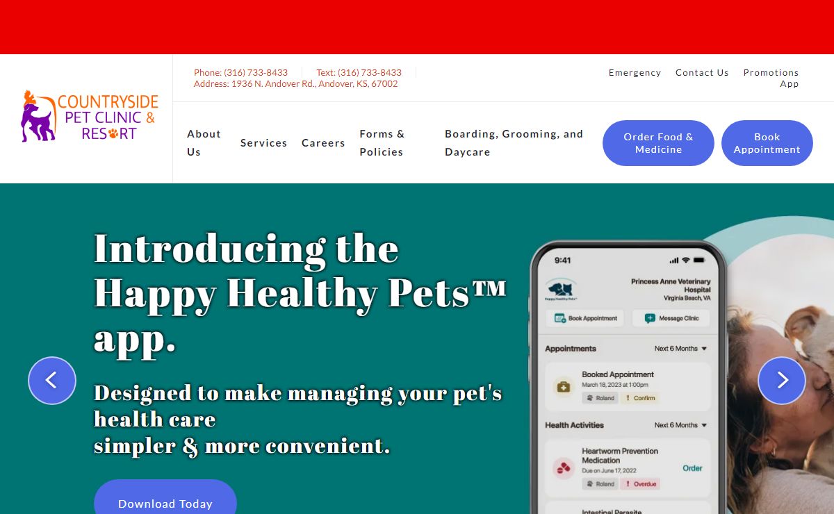 Homepage | Countryside Pet Clinic & Resort