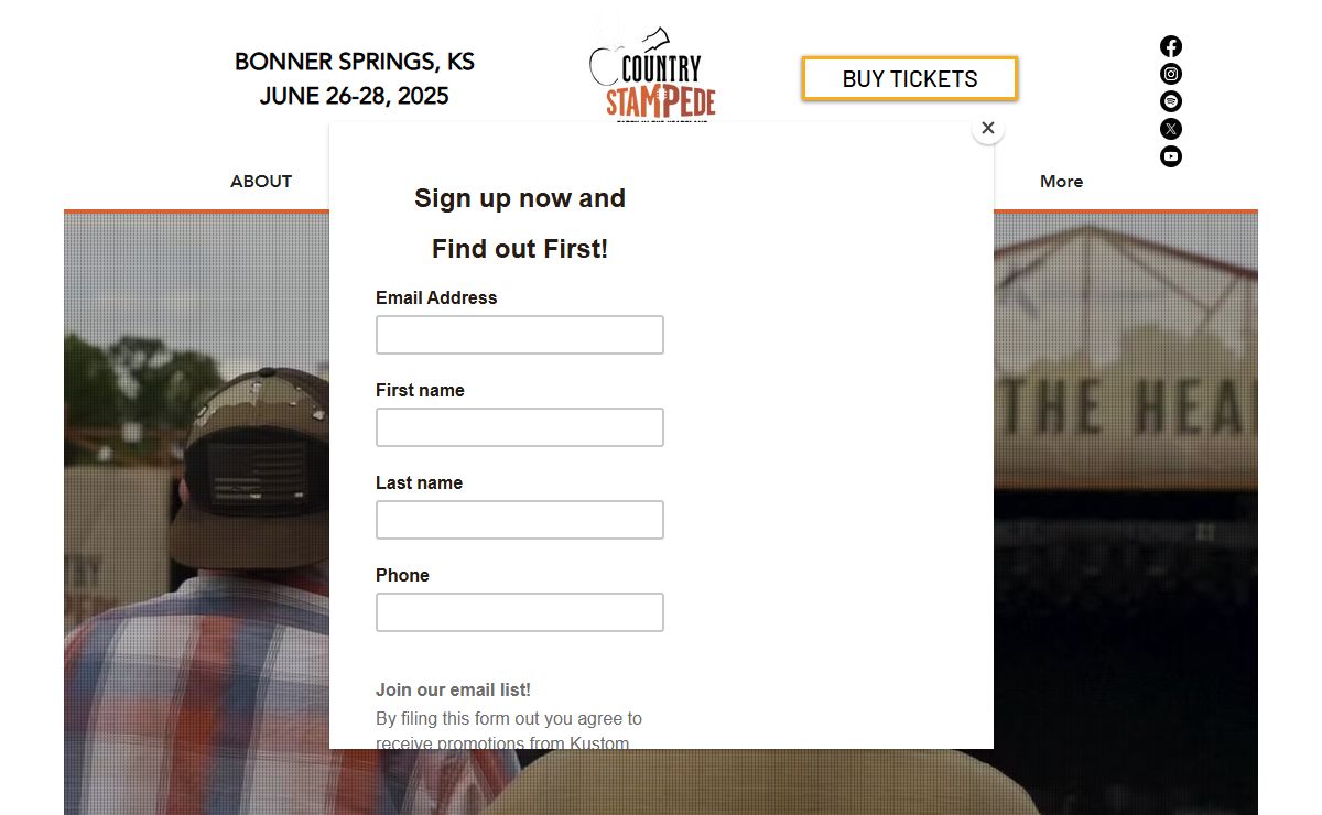 Country Stampede | Bonner Springs, Kansas | Music Festival