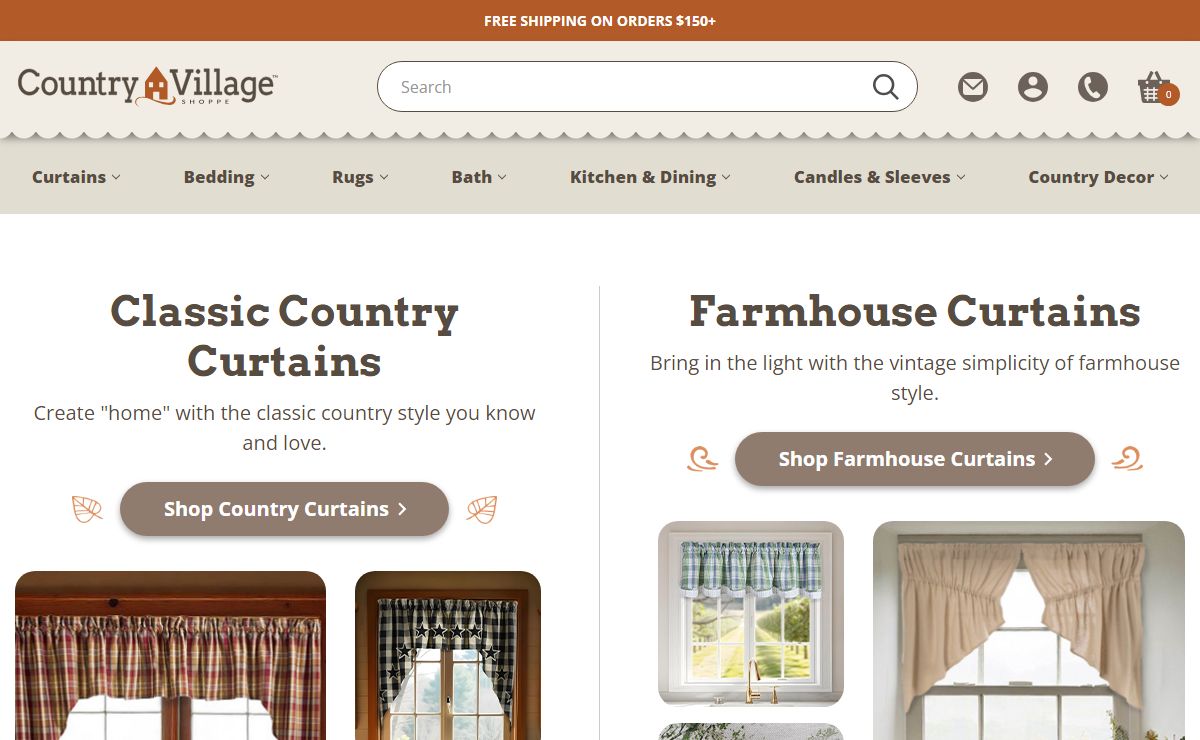 Country Village Shoppe: Country Curtains Farmhouse Decor and Curtains