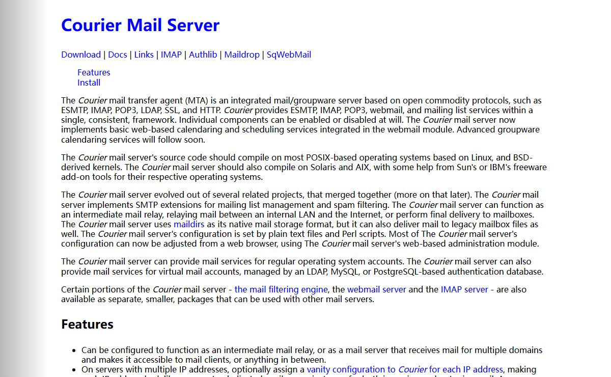 The Courier Mail Server