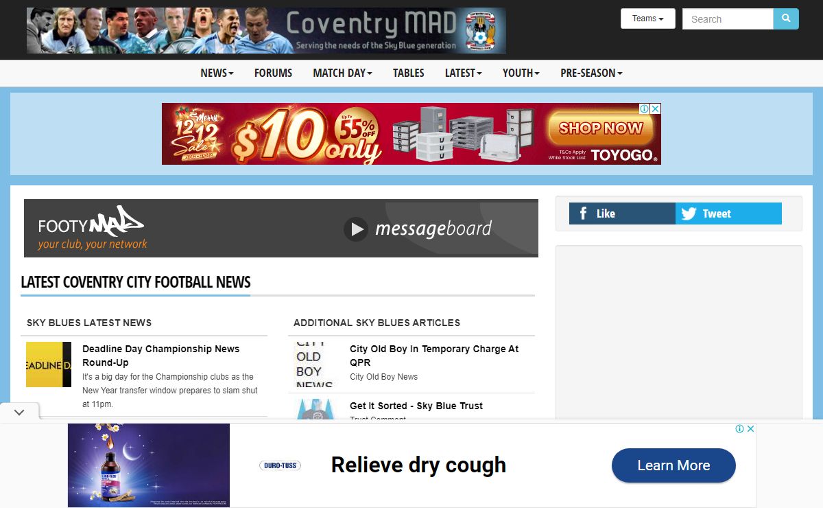Coventry City News - Coventry MAD