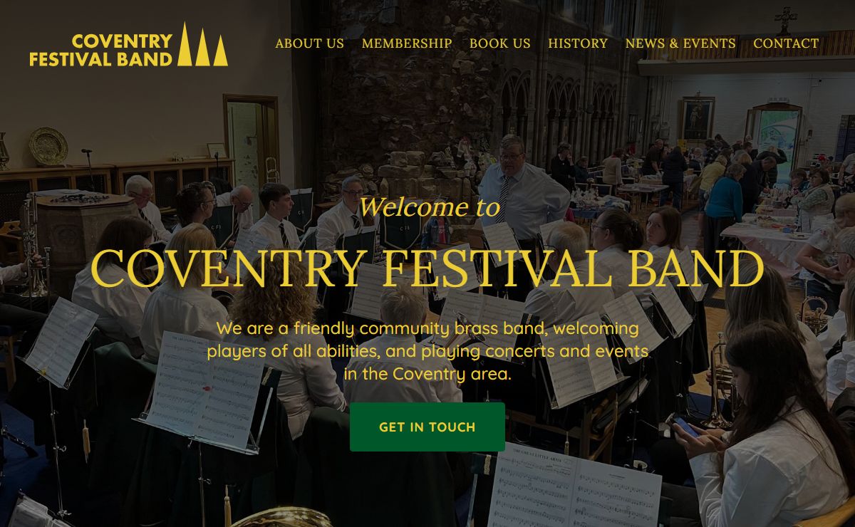 Coventry Festival Band | Join or book a brass band in Coventry