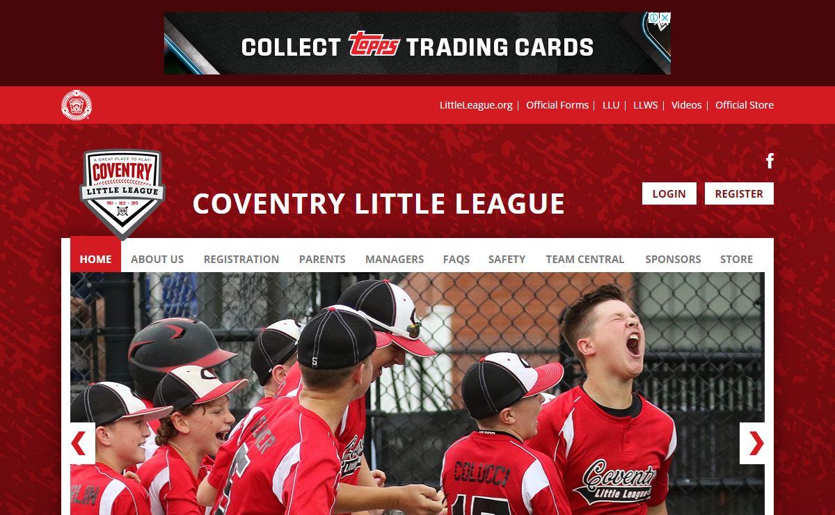 Coventry Little League Baseball > Home