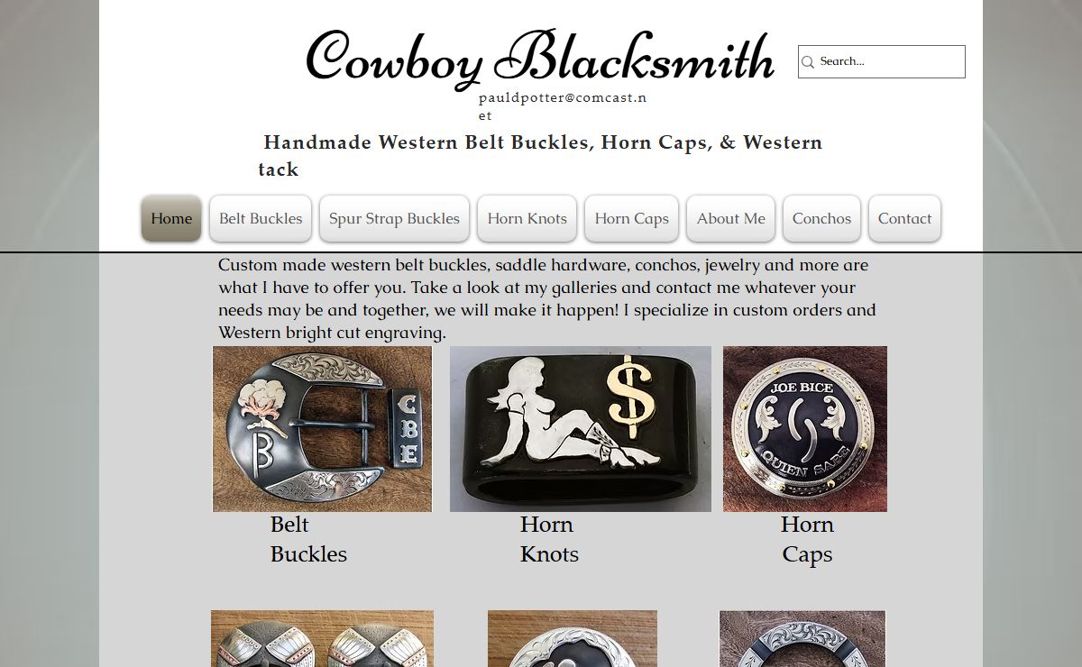 Cowboy Blacksmith, Handmade Western belt buckles | Cowboy Blacksmith