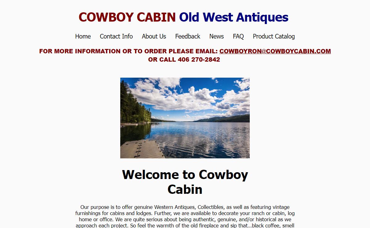 Cowboy Cabin Whitefish, MT Ron Turner