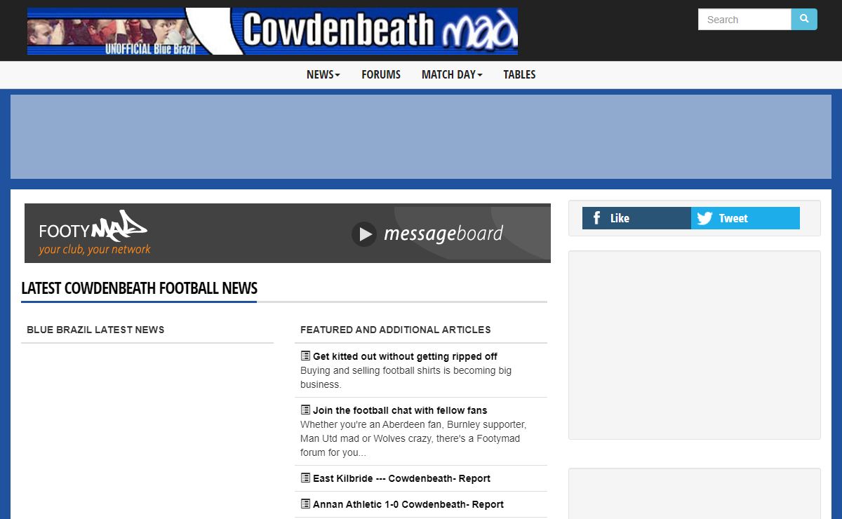 Cowdenbeath News -