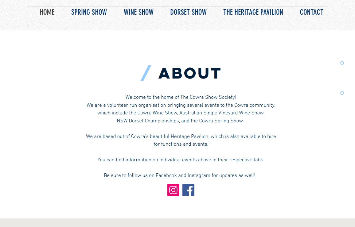HOME | Cowra Show Society I