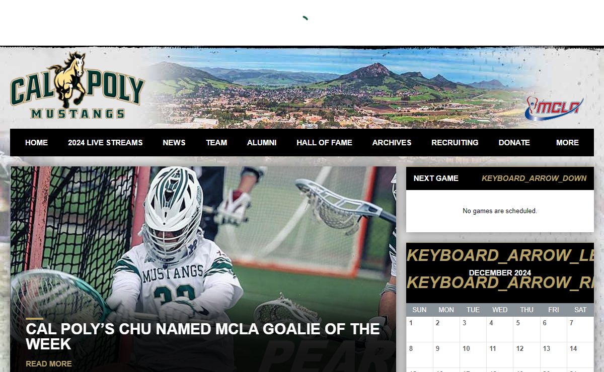 Home - Cal Poly Lacrosse