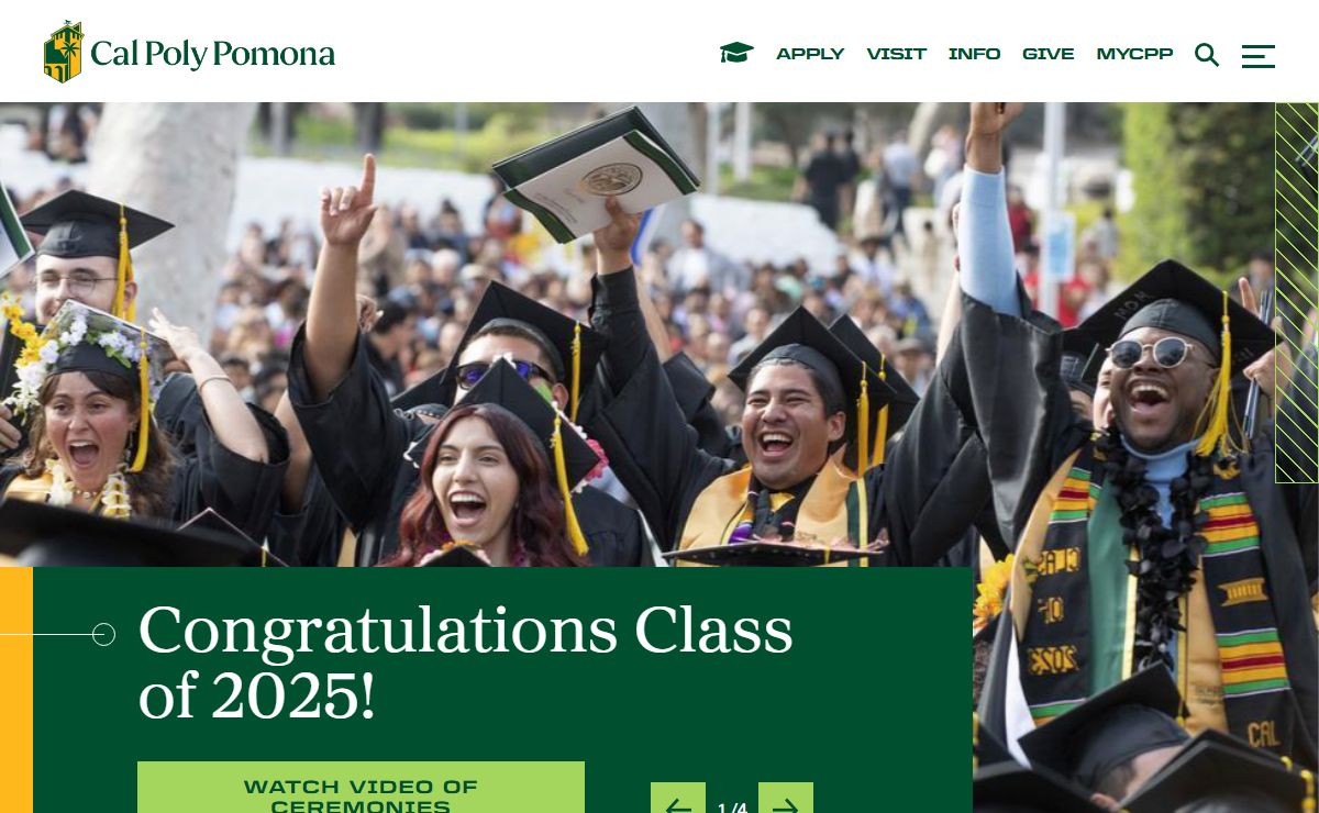 Cal Poly Pomona - #1 Polytechnic University for Diversity and Economic Mobility