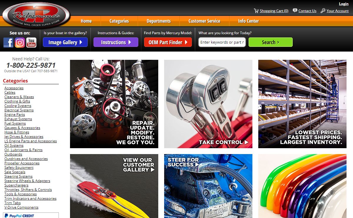 CP Performance - Performance Marine Parts, Boat Parts, Marine Engine Parts