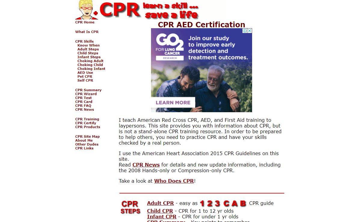 CPR AED certification training classes