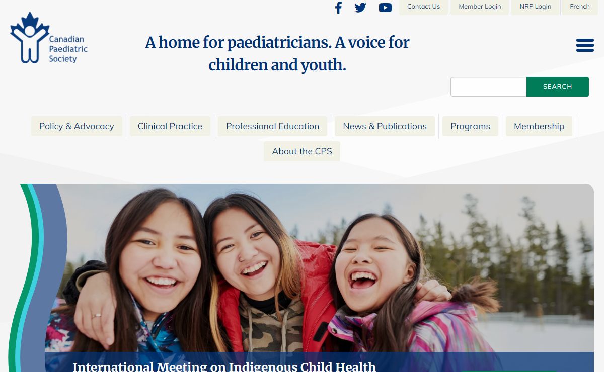 A home for paediatricians. A voice for children and youth. | Canadian Paediatric Society