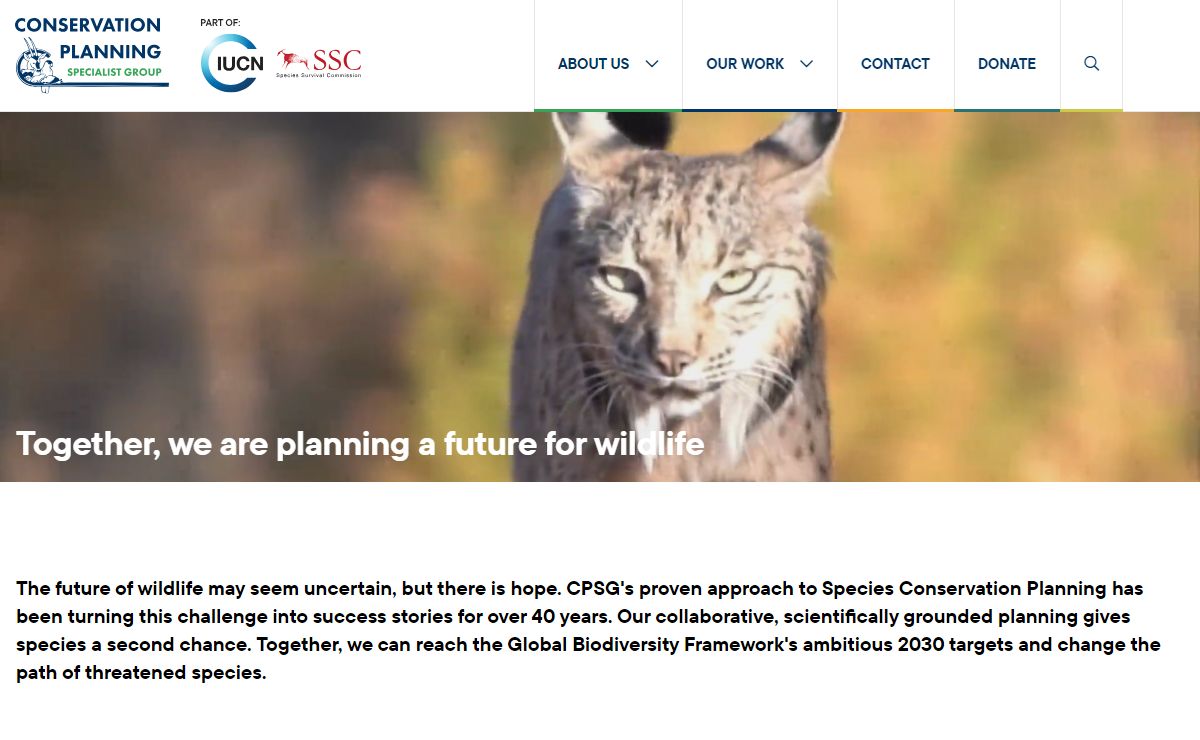 Together, we are planning a future for wildlife | Conservation Planning Specialist Group