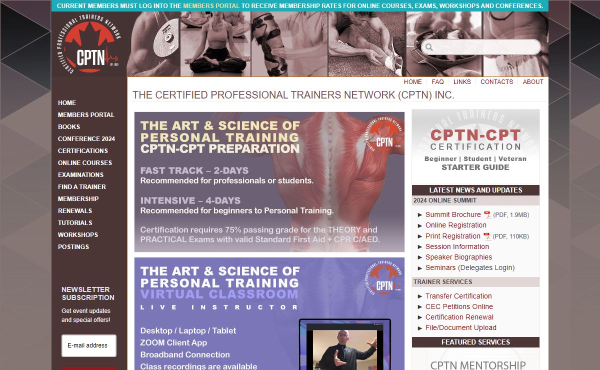 Certified Professional Trainers Network (CPTN)
