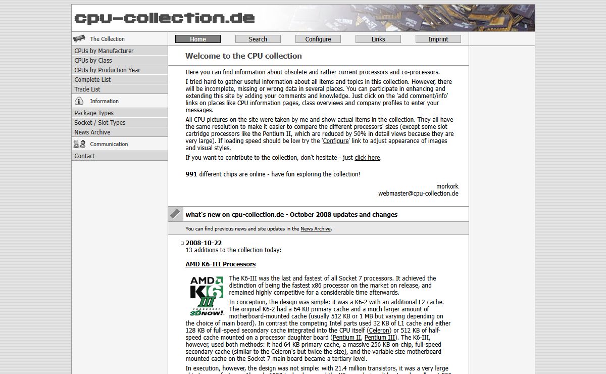 cpu-collection.de >> Home