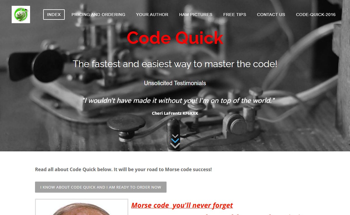 Code Quick, since 1980 the fastest way to learn Morse code! - Code Quick - The Fastest Way To Master Morse Code Since 1980