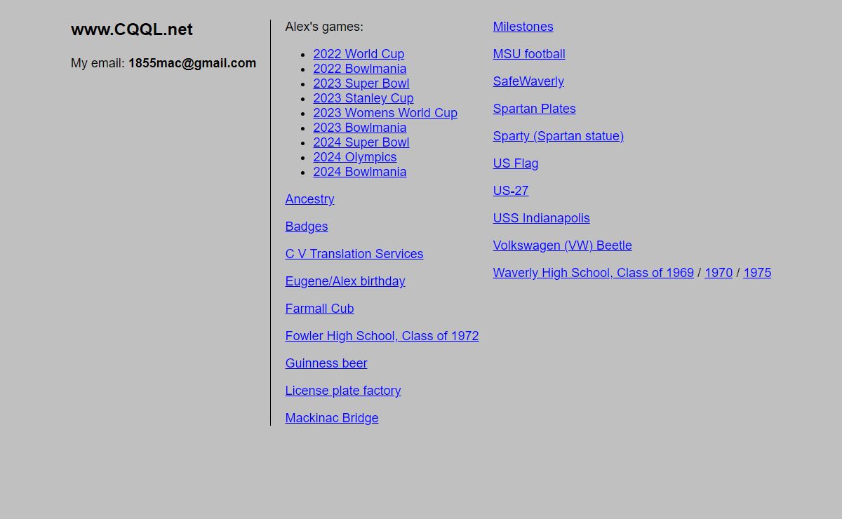 CQQL stuff