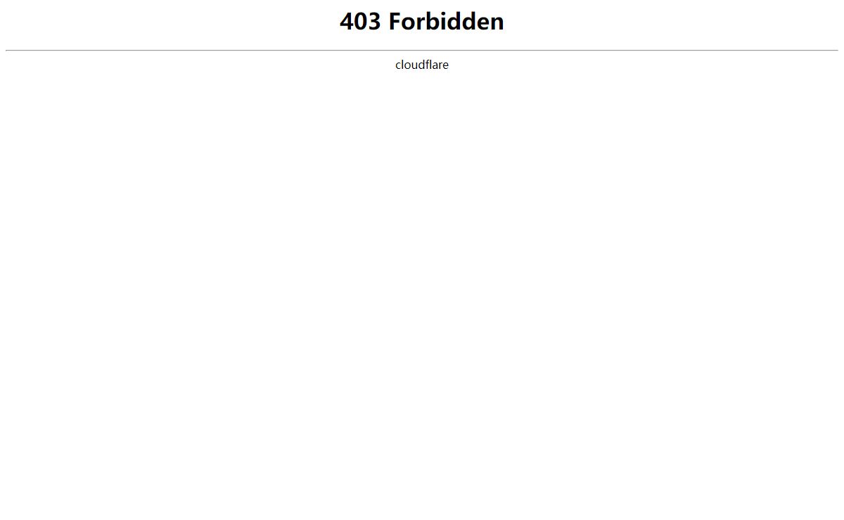 403 Forbidden
