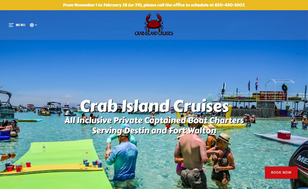 Crab Island Cruises | Destin Florida Boat Tours