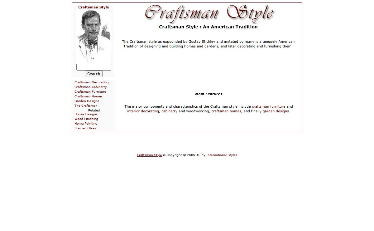 Craftsman Style : An American Tradition