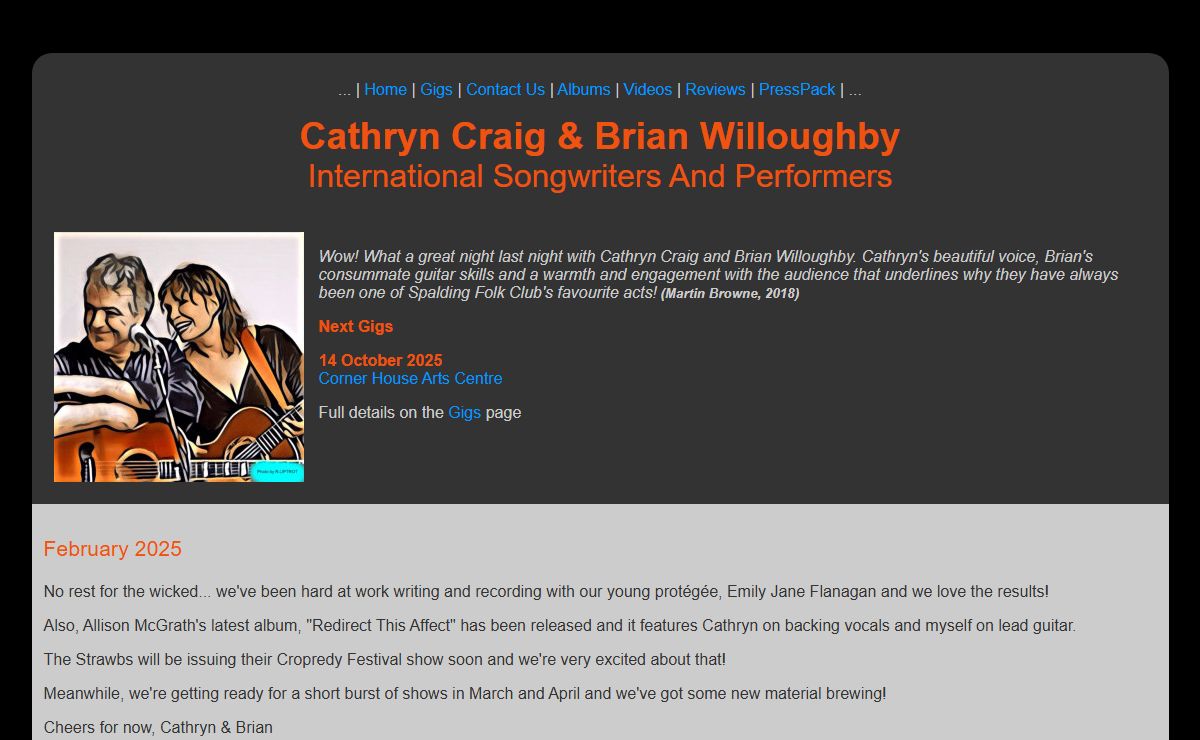 Cathryn Craig & Brian Willoughby