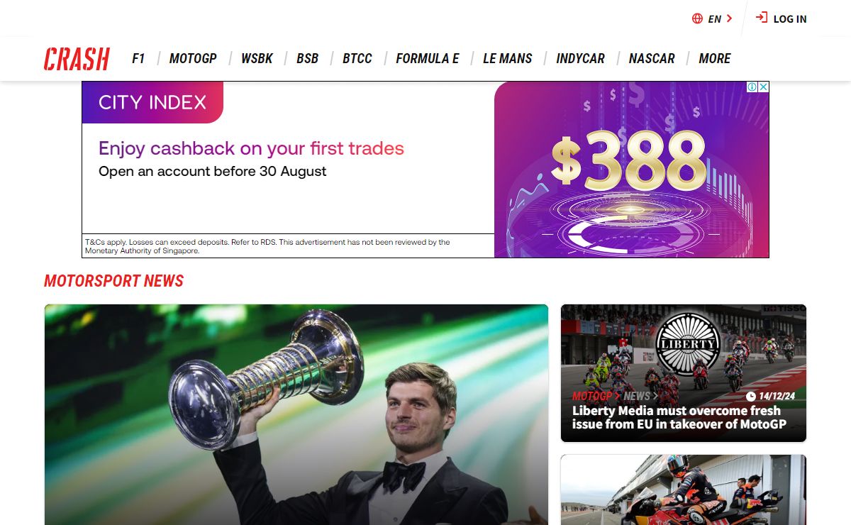 Crash.Net | F1 & MotoGP | Motorsport News