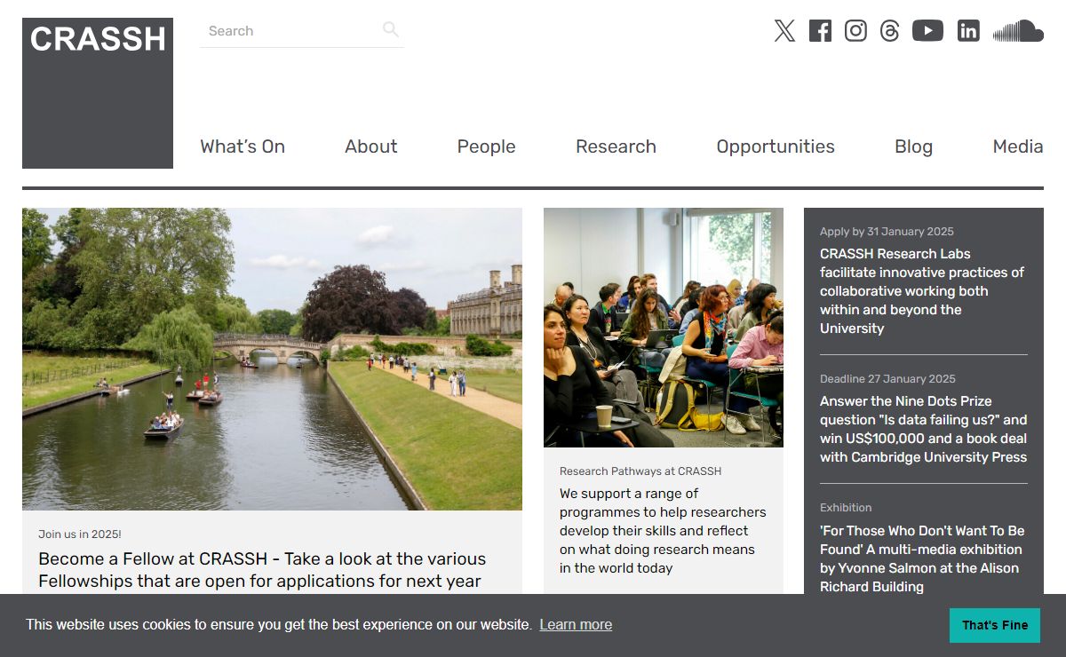 Centre for Research in the Arts, Social Sciences and Humanities
