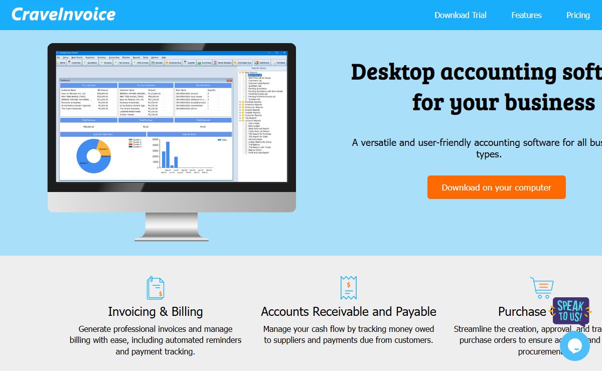 CraveInvoice | Desktop Business Accounting Software