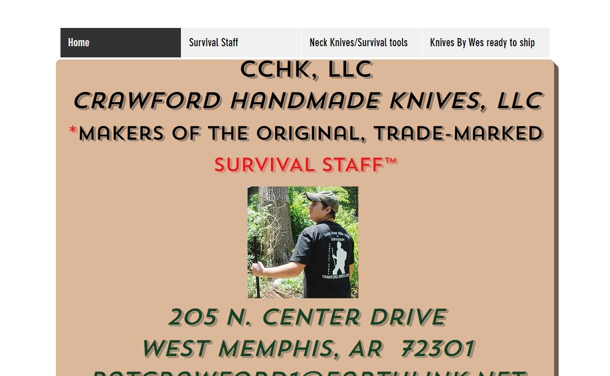 www.crawfordknives.com, custom knives by Wes at Crawford Knives