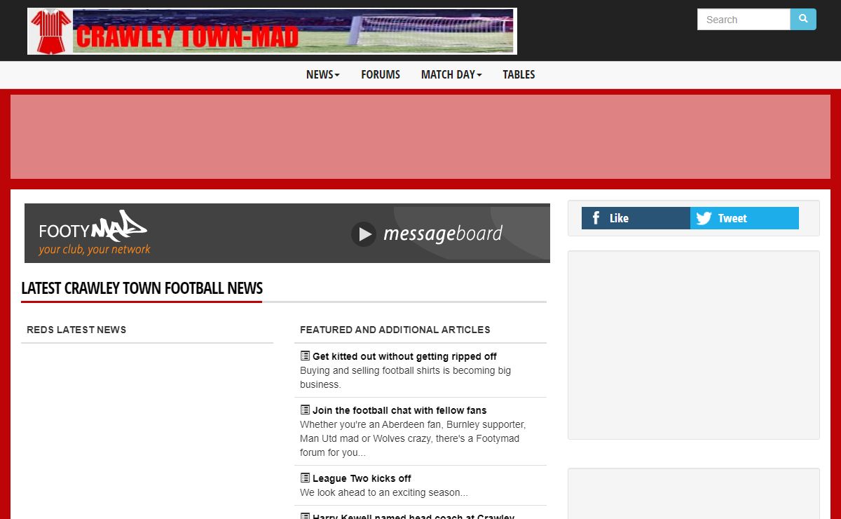 Crawley Town News - Crawley Town MAD