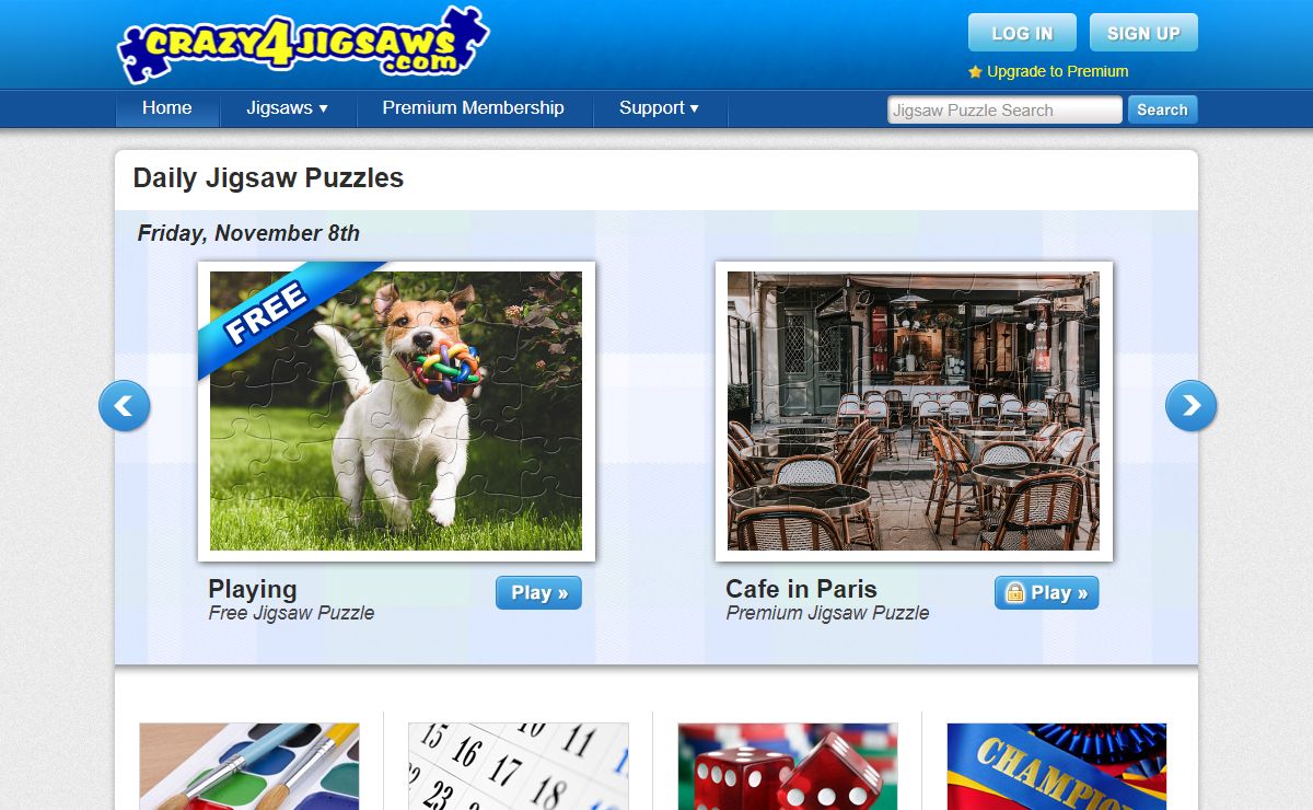 Crazy4Jigsaws.com - Free Online Jigsaw Puzzles