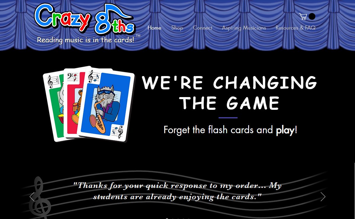Crazy 8ths | Musical Card Game