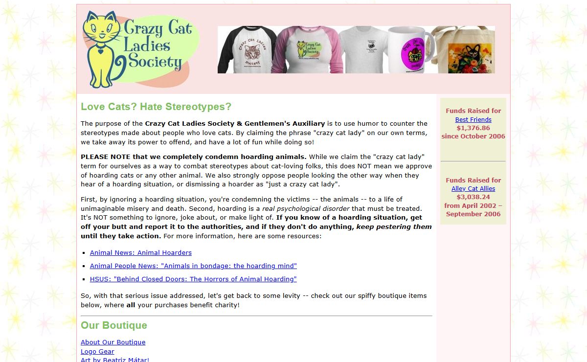 Crazy Cat Ladies Society - Love Cats? Hate Stereotypes?