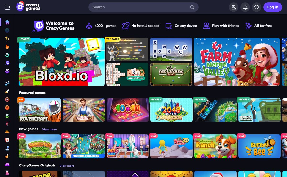 Free Online Games on CrazyGames | Play Now!